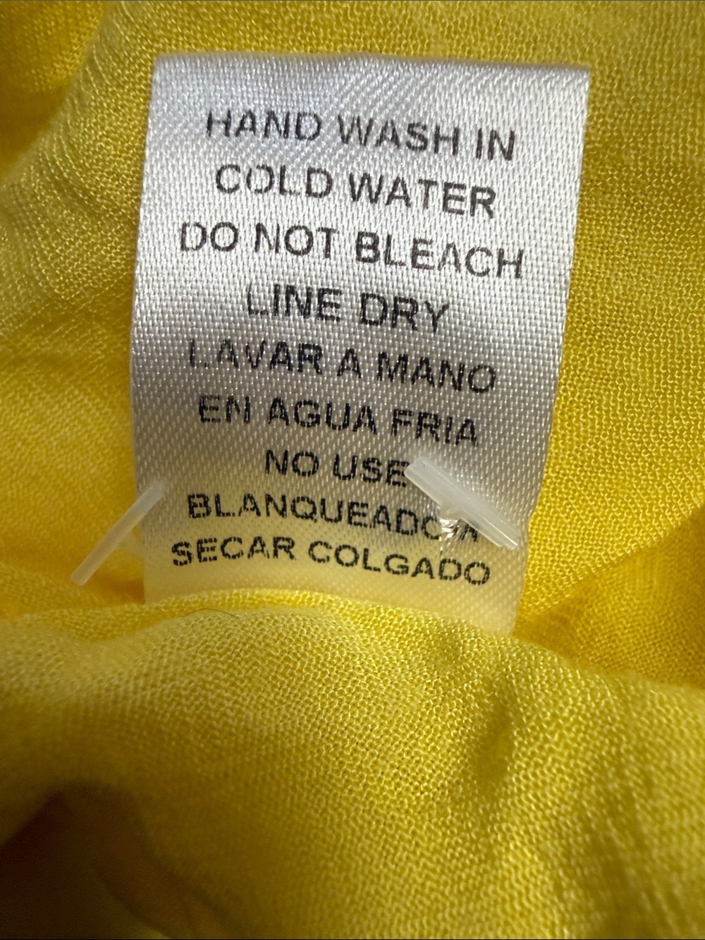 Entro Yellow Babydoll Midi Dress Boutique Summer Dress Size Large - Picture 8 of 8